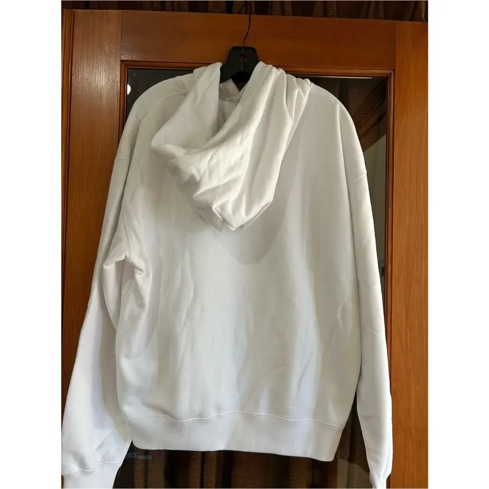 Men's Gucci cotton, hooded sweatshirt, green/red web stripe logo size large